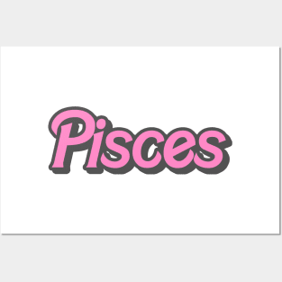 retro barbie pisces Posters and Art